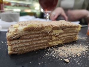 Bolo de bolacha vegan at Casanova in Porto