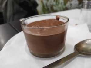 Mousse de chocolate vegan at Casanova in Porto