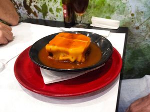 Francesinha at Casanova in Porto