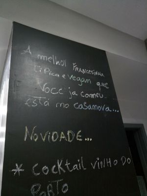 The best vegan francesinha is at casanova at Casanova in Porto