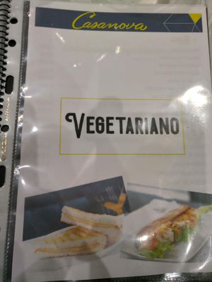 vegan (vegetarian strict) menu at Casanova in Porto