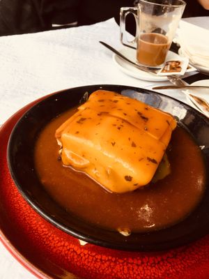 Vegan Francesinha at Casanova in Porto