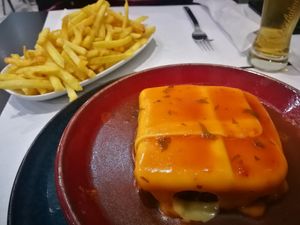 Francesinha here is special! at Casanova in Porto