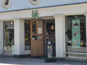 Front of shop at Life Foodstore Grünerløkka in Oslo