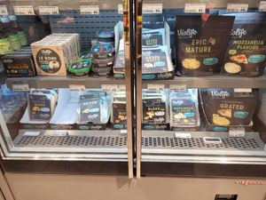 Vegan cheese at Life Foodstore Grünerløkka in Oslo