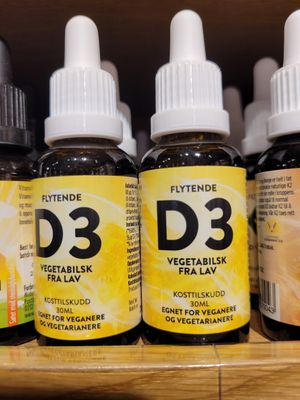 Vegan D3 at Life Foodstore Grünerløkka in Oslo