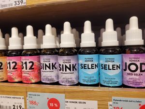 Vegan supplements at Life Foodstore Grünerløkka in Oslo