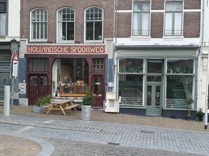 Bairro Alto is in the Hollandsche Spoorweg building. Right hand next door is Bairro's Buro where you can work with your laptop and order food and drinks. at Bairro Alto in Nijmegen