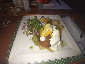 Polenta at Klopa in Sarajevo