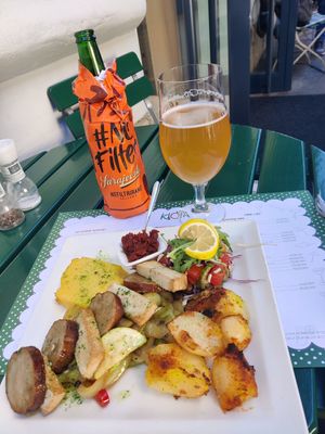 Vegan plate :) at Klopa in Sarajevo