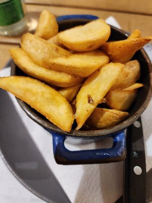 Pommes frites at Klopa in Sarajevo