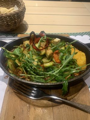 Tofu pot  at Klopa in Sarajevo