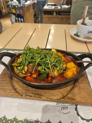 Tofu pot at Klopa in Sarajevo