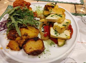 Tofu pot. The paela is good  the tofu is ok at Klopa in Sarajevo