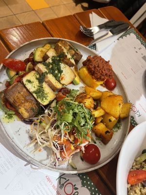 Delicious house specials. Very aware of vegan meals. Terrific!   at Klopa in Sarajevo