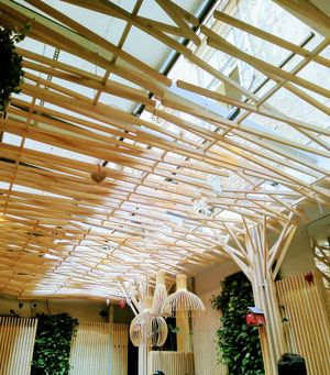 Cool interior (foto without guests was really difficult ?) at Klopa in Sarajevo