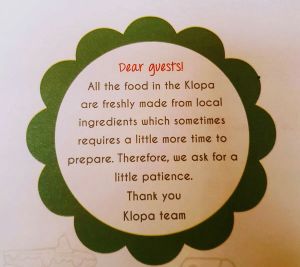 :) at Klopa in Sarajevo