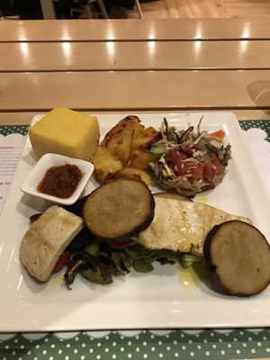 Vegan promo menu at Klopa in Sarajevo