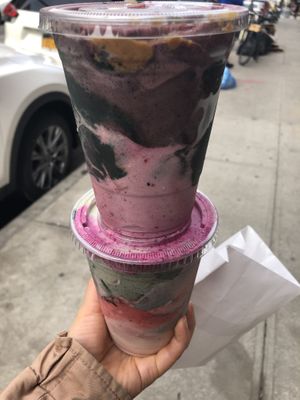 Jungle fruit whip at Happy Zoe Vegan Bakery in Brooklyn