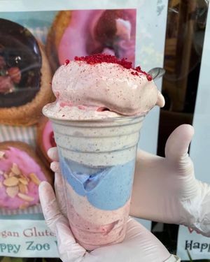 Raw vegan whips  at Happy Zoe Vegan Bakery in Brooklyn