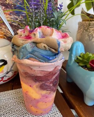 Raw vegan whips  at Happy Zoe Vegan Bakery in Brooklyn