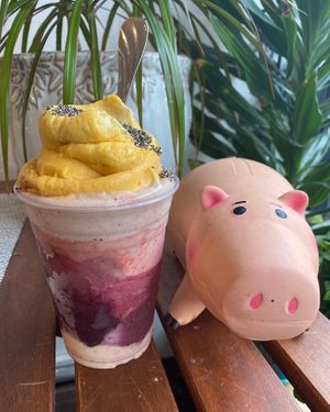 Raw vegan whips  at Happy Zoe Vegan Bakery in Brooklyn