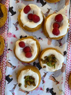 Vegan gluten free donuts  at Happy Zoe Vegan Bakery in Brooklyn