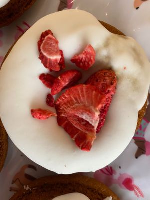 Vegan gluten free donuts  at Happy Zoe Vegan Bakery in Brooklyn