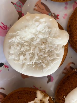 Vegan gluten free donuts  at Happy Zoe Vegan Bakery in Brooklyn