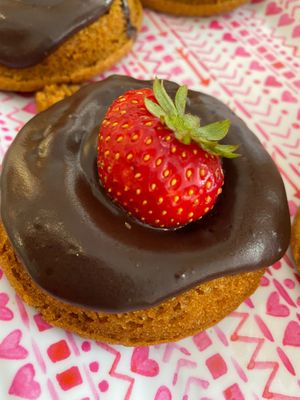 Vegan gluten free donuts  at Happy Zoe Vegan Bakery in Brooklyn