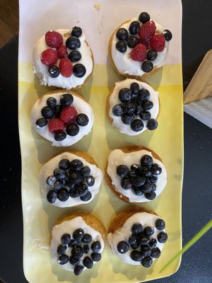 Vegan gluten free donuts  at Happy Zoe Vegan Bakery in Brooklyn