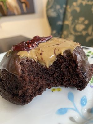 Vegan gluten free donuts  at Happy Zoe Vegan Bakery in Brooklyn