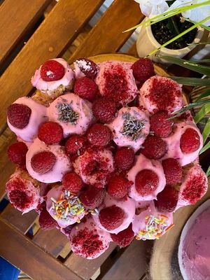 Vegan birthday cakes  at Happy Zoe Vegan Bakery in Brooklyn