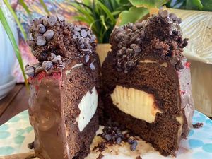 Vegan birthday cakes  at Happy Zoe Vegan Bakery in Brooklyn