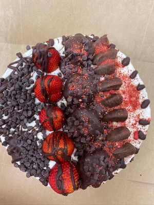 Vegan birthday cakes  at Happy Zoe Vegan Bakery in Brooklyn