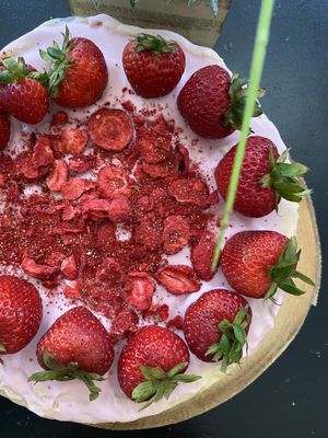 Vegan gluten free cheesecake  at Happy Zoe Vegan Bakery in Brooklyn