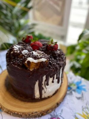 Vegan birthday cakes  at Happy Zoe Vegan Bakery in Brooklyn