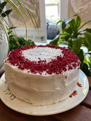 Vegan birthday cakes  at Happy Zoe Vegan Bakery in Brooklyn