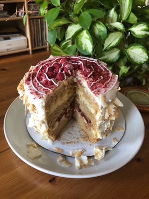 Perfect for a birthday ❤️  at Happy Zoe Vegan Bakery in Brooklyn