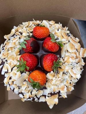 Vegan birthday cakes  at Happy Zoe Vegan Bakery in Brooklyn