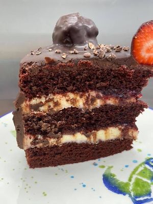 Vegan cakes  at Happy Zoe Vegan Bakery in Brooklyn