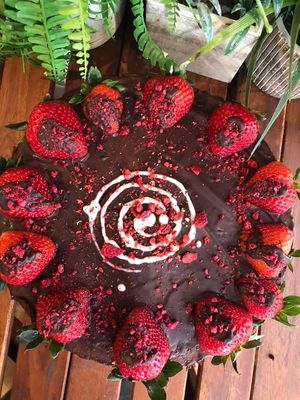 Vegan gluten free cheesecakes  at Happy Zoe Vegan Bakery in Brooklyn