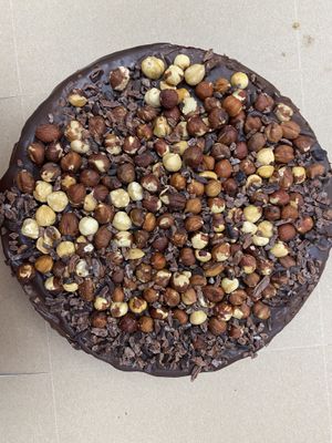 Vegan gluten free chocolate cheesecake  at Happy Zoe Vegan Bakery in Brooklyn