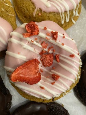 Vegan gluten free donuts  at Happy Zoe Vegan Bakery in Brooklyn