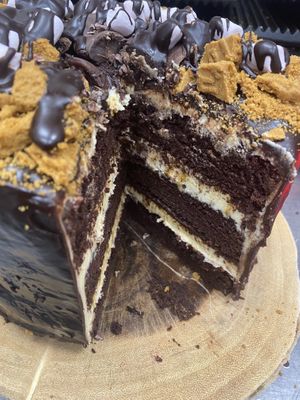 Vegan cakes  at Happy Zoe Vegan Bakery in Brooklyn