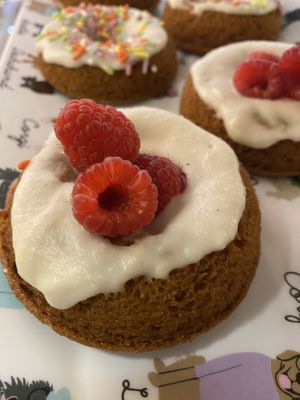 Vegan gluten free donuts  at Happy Zoe Vegan Bakery in Brooklyn