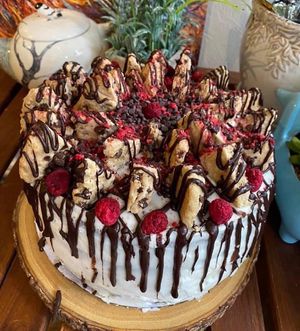 Vegan birthday cakes  at Happy Zoe Vegan Bakery in Brooklyn