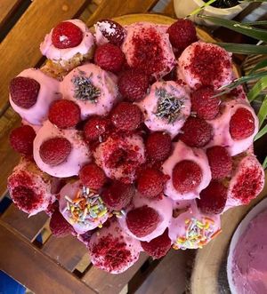 Vegan gluten free cakes  at Happy Zoe Vegan Bakery in Brooklyn