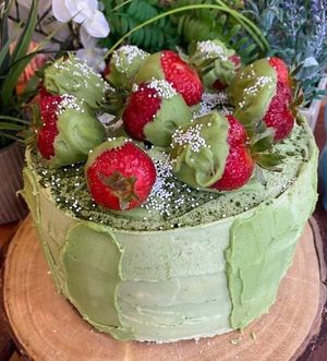 Vegan cakes  at Happy Zoe Vegan Bakery in Brooklyn