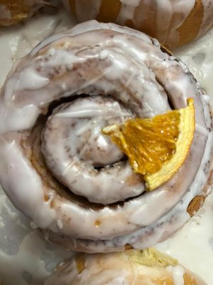 Vegan cinnamon rolls   at Happy Zoe Vegan Bakery in Brooklyn
